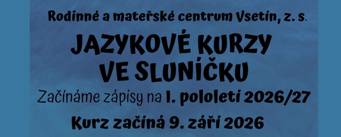 Zápisy na kurz: